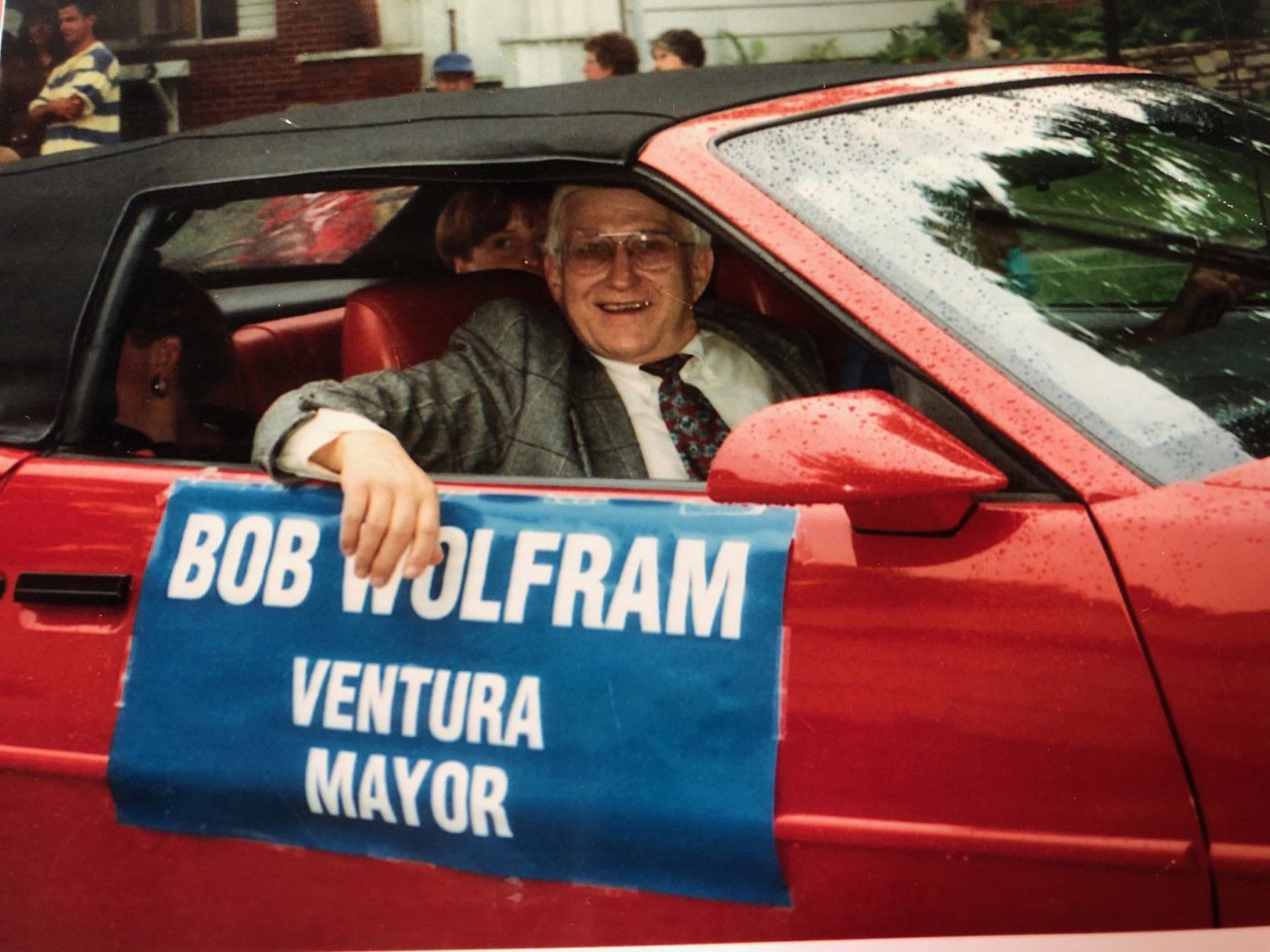 Bob Wolfram in parade